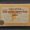 Lone Ranger Butternut Bread Safety Club Charter Certificte
